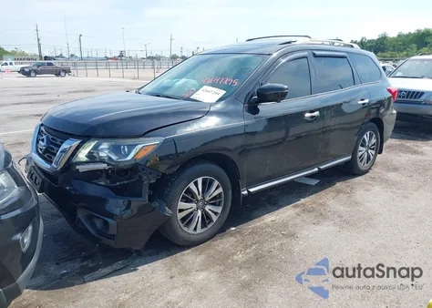 2017 Nissan Pathfinder S/Sv/Sl/Platinum z USA, uszkodzony, nr VIN 5N1DR2MNXHC649187